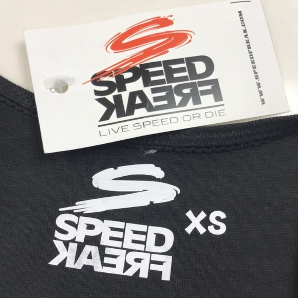 SPEEDFREAK Black USA Flag Tank Top Size XS - Picture 6 of 7